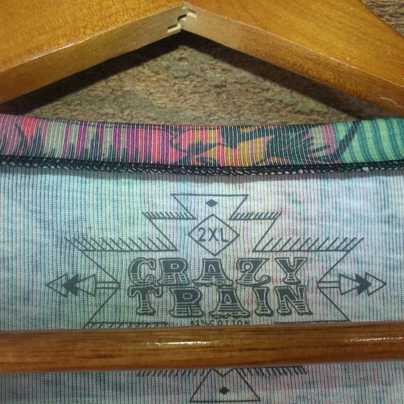 crazy train cowboy shirt NWT - Picture 4 of 4